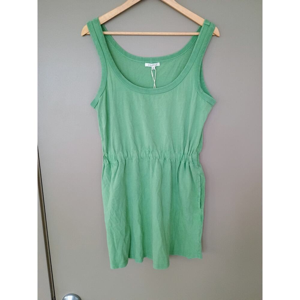 Z Supply Mint Green Sleeveless Midi Tank Dress